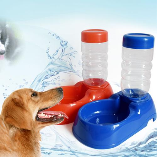 Pet Water Dispenser Station Dog Cat Funny Dog Bowl Automatic Drinking Bowl Pet Feeder Waterer