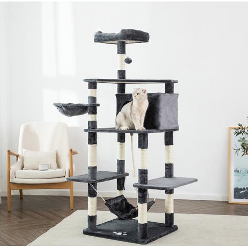 Professional Manufacture Wood Condo Tower Big Cat Tree House