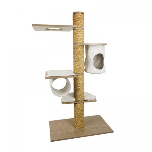 Safe Stable Large Solid Wood Cat Climbing Frame Cat Tree