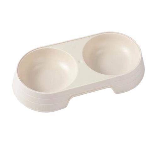 Simple Pet Double Bowl Pet Dog Bowl Cat Double Bowl Pet Feeder Supplies