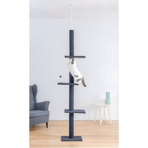 Super Tall Cat Scratching Tree Post Cat Climbing Rack Grinding Climbing Scratching