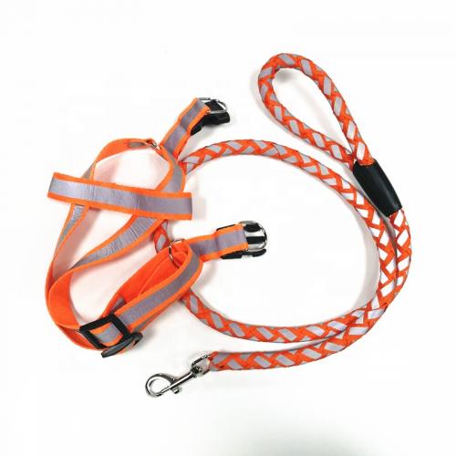 Supplies Dog Traction With Chest Back Leash Pet Collar