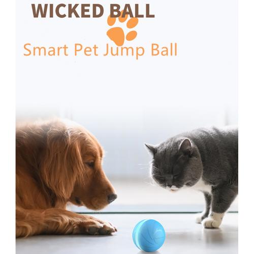 Wickedball Pet Toy Plush Ball Cats Dogs Automatic Rechargeable Smart BallsAntibite
