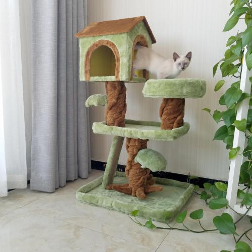 Wood Pet Climbing House Xxl Large Cat Tree Big Cat