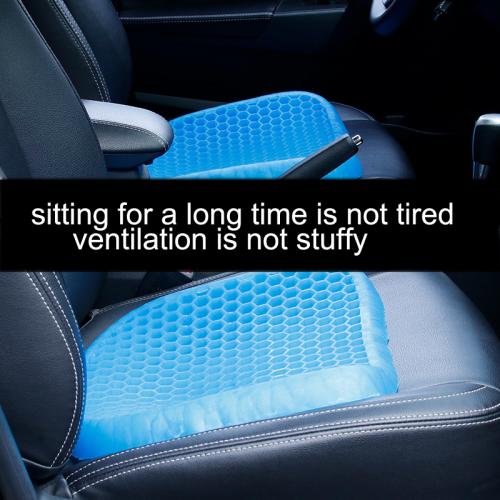 Ergo Hollow Breathable Anti Slip Gel Summer Cooling Car Vehicle Seat Cushion