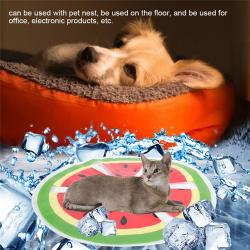 Direct Washable Summer Cat Dog Mat Cool Pet Bed Fruit Pet Mat