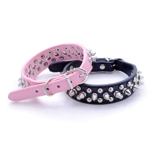 Pu Decorate Multiple Colors Safe Pet Collar