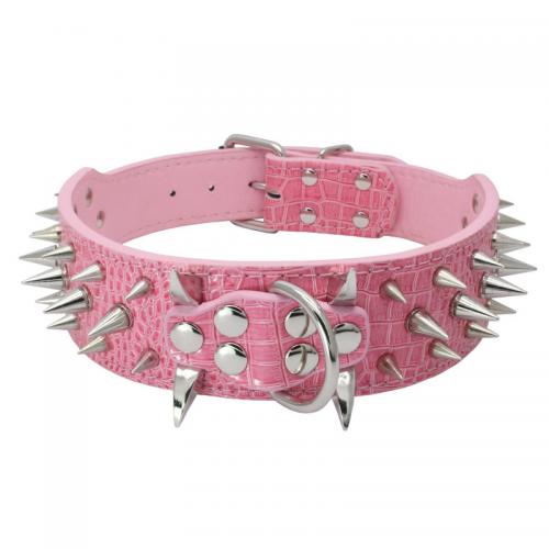 PU Pet Collar Rivet Dog Belt Horn Spike Dog Collar Pet Supplies Dog Chain