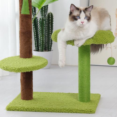 Sisal Tropical Rain Forest Banana Cat Scratcher Tree Cat Scratcher Tree House