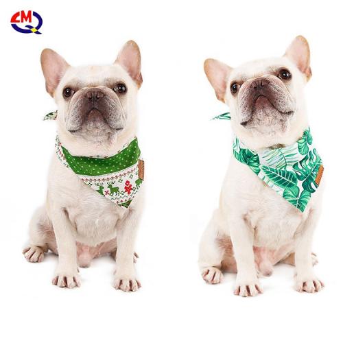 Cute Pet Scarf Dog Bandana Triangle Plain Dog Bandana Washable Dog Collar Bandana