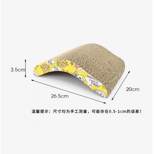 EcoFriendly Funy Pet Toys Corrugated Board Cat Scratch Board