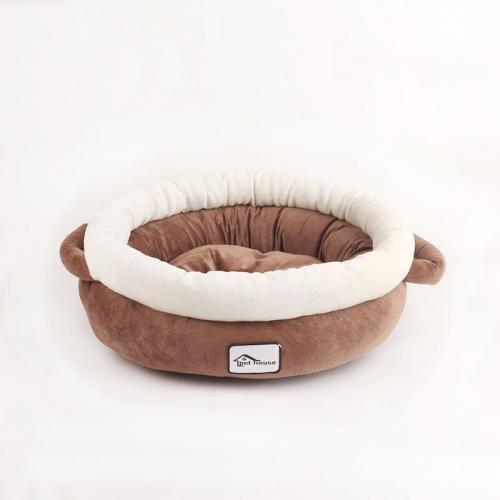 House Round Soft Fluffy Plush Comfy Washable Big Sofa Dog Cat Pet Beds