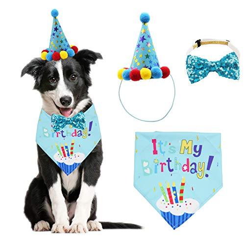 Competitive Personality Dog Collars Birthday Bow Tie