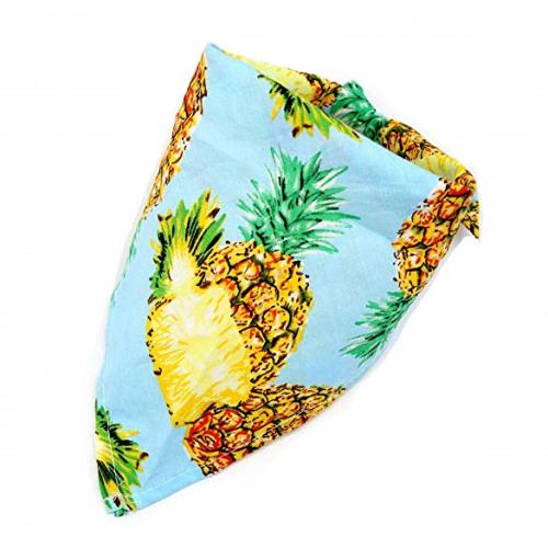 Custom Fruit Pattern Cotton Bandana Suitable Small Medium Large Pet Dog