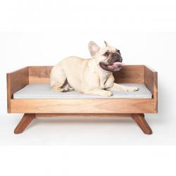 Indoor Pet Furniture Animal Products Wooden Dog Sleeping Bed